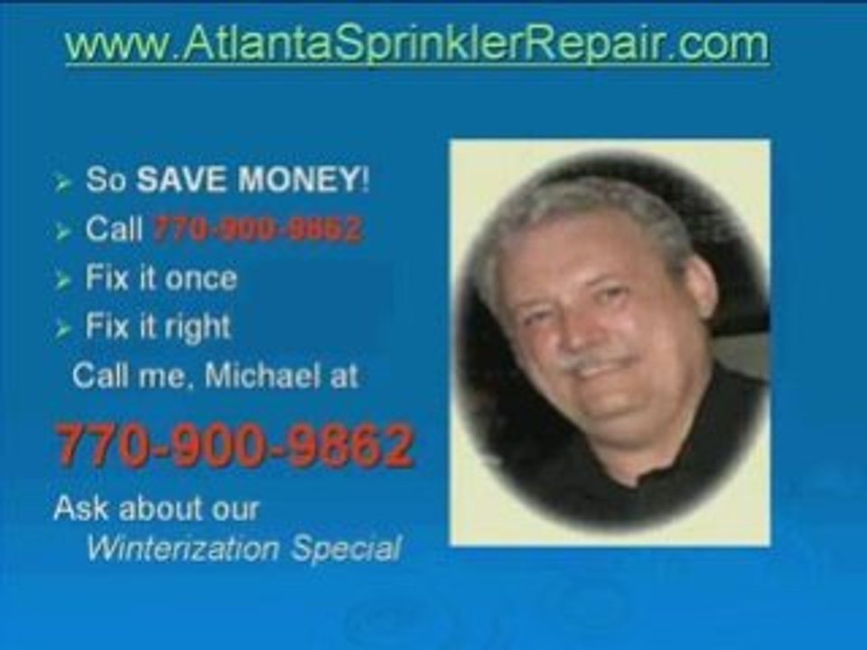 Atlanta Lawn Irrigation Sprinkler System