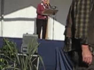 Mme Odette Nilès Présidente de l'amicale de Châteaubriant