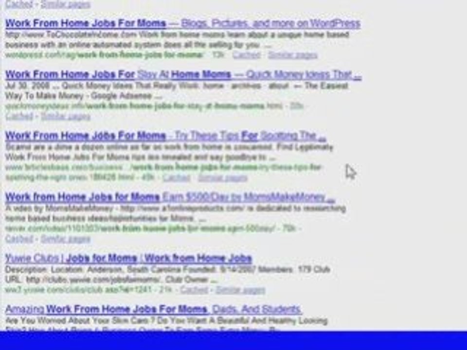 "Work From Home Jobs For Moms"*Part Two*