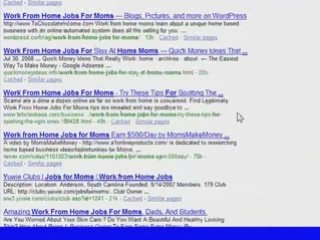 "Work From Home Jobs For Moms"*Part Two*