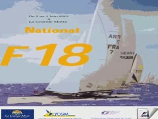 National 2001 catamaran de sport Formule18 Gde Motte