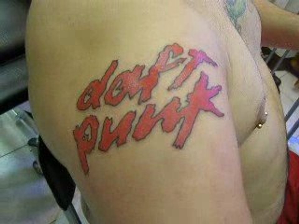 Le tatouage Daft Punk de Daftworld 1