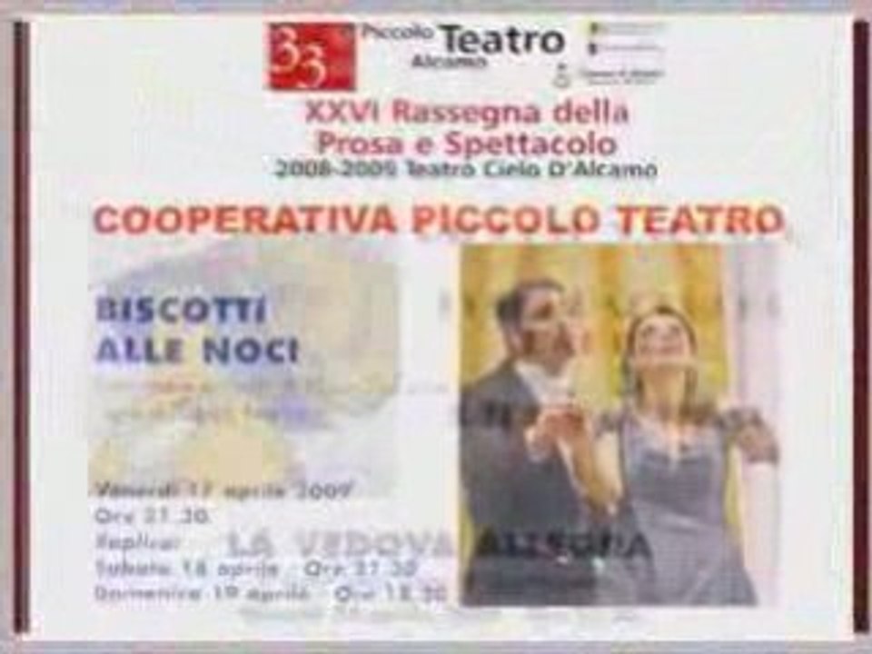 XXVI RASSEGNA DELLA PROSA E DELLO SPETTACOLO PICCOLO TEATRO