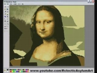 Как нарисовать Мону Лизу в Paint за 2 часа 30 минут