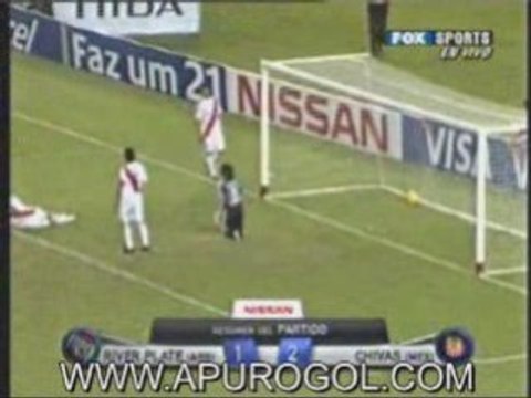 River 1 Chivas 2 Goles Arellano De La Mora Abreu