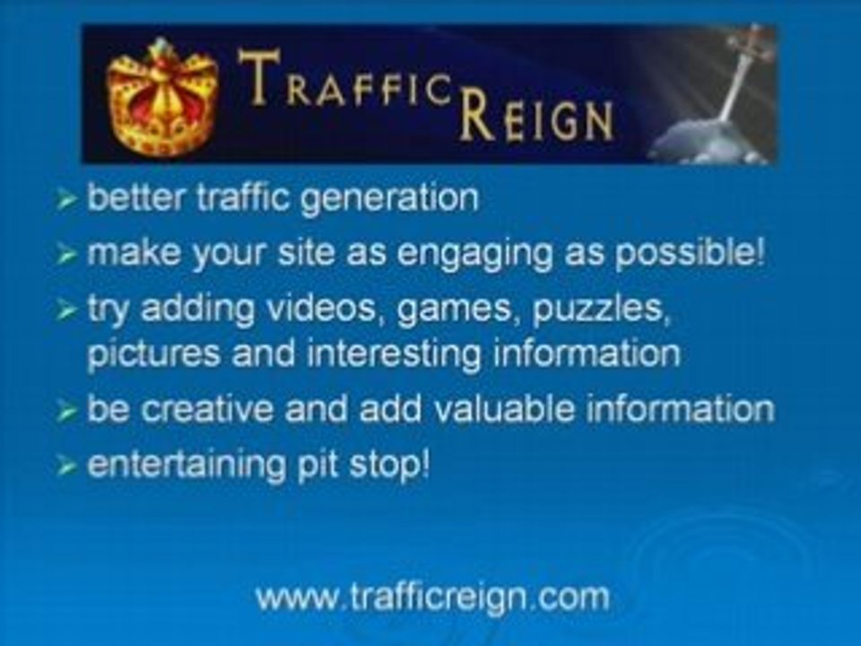A Green Light To Traffic Generation On The Web