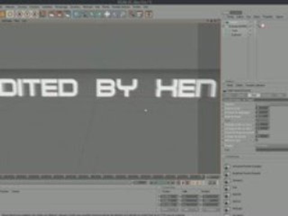 #2 TUTO CINEMA 4D - 3D TEXTE EXPLOSION