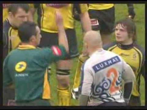 Rugby bagarre Pau vs Toulon et Agen vs Mont de Marsan