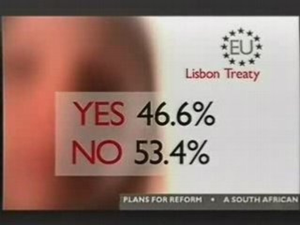 Lisbon Treaty rejected by Ireland voters