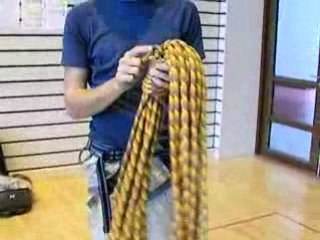 Pliage corde porte manteau 2