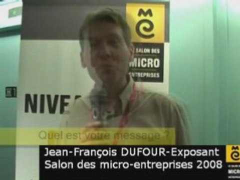 Jean François DUFOUR Salon des micro-entreprises