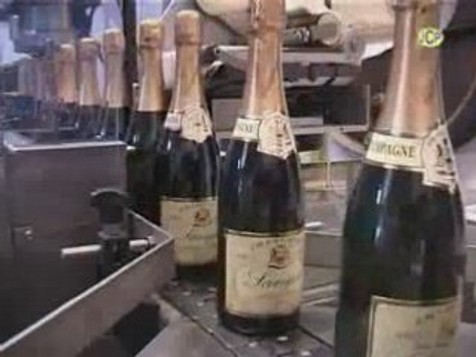 Habillage des bouteilles - Champagne