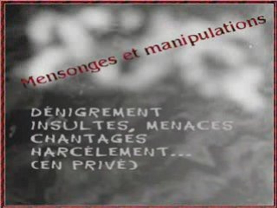 Pervers narcissiques et leurs victimes (partie 1)