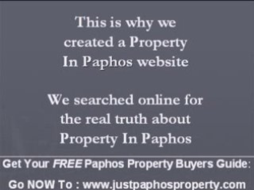 Property For Sale Paphos