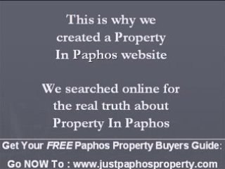 Property For Sale Paphos