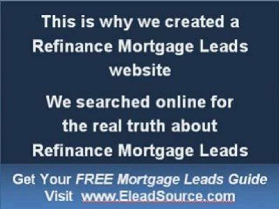 Mortgage Broker Leads