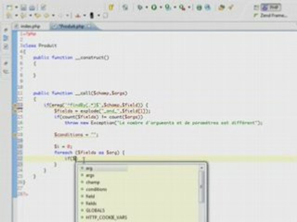 La méthode magique __call avec PHP5 et MySQL