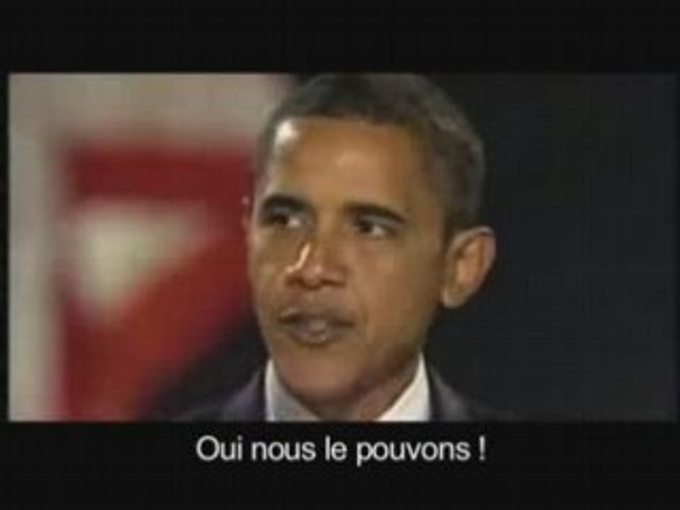 OBAMA VOTE POUR LES NRJ MUSIC AWARDS
