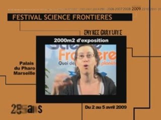 25 ème festival Science Frontières : le teaser ! 4/4