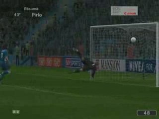 Coup franc de Pirlo ( pes6 reseau )