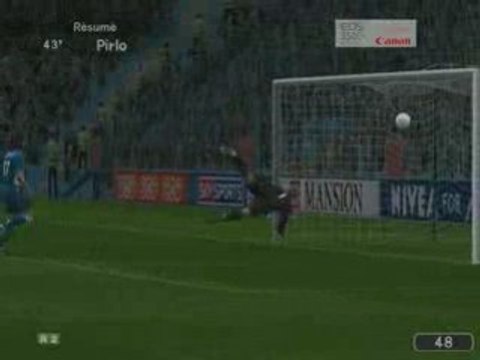 Coup franc de Pirlo ( pes6 reseau )