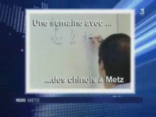 Reportage FR3: Cours de chinois avec les élèves chinois