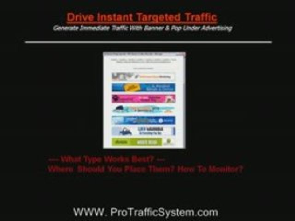 Pro Traffic System Introduction