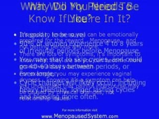Recognizing Your Perimenopausal Symptoms