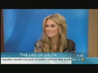 Delta Goodrem - Sunrise Interview October 2008
