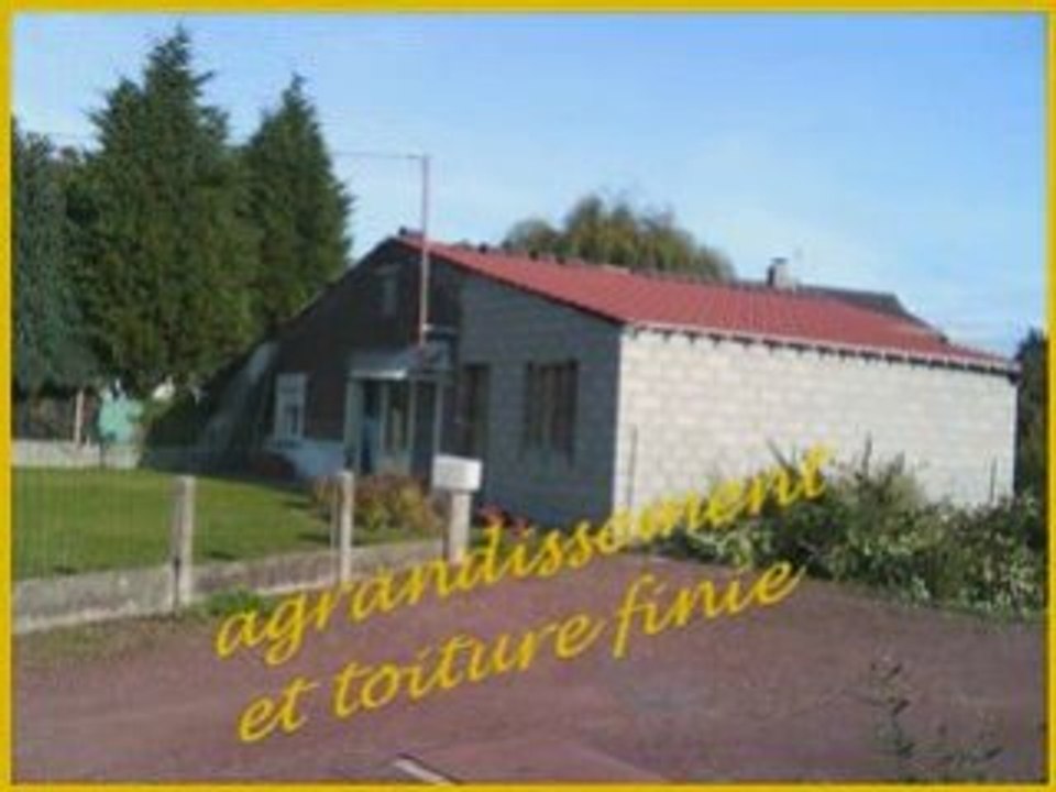 Maison travaux extérieur