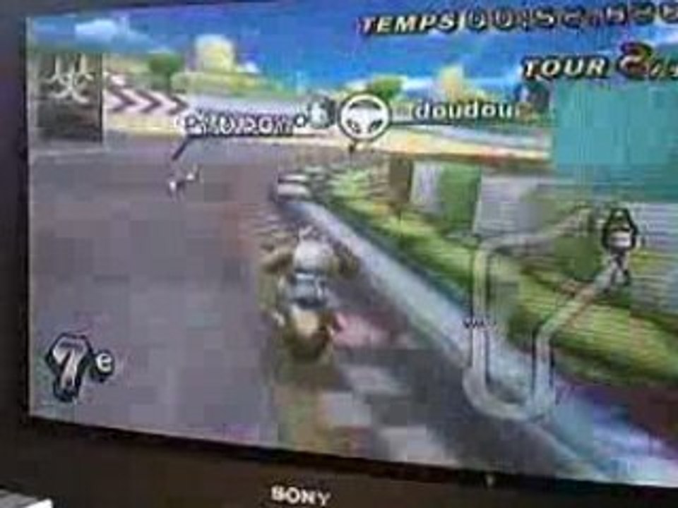 Mario kart wii, circuit luigi explosif