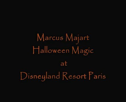 Marcus Majart Halloween Magic at Disneyland