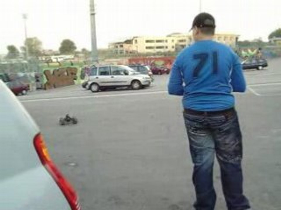 Hpi Savage X with Axial .28RR su asfalto