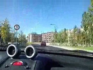 Mamie Twingo 16V - Burn out