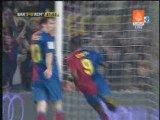 FC BARCELONE - ALMERIA 3-0 BUT DE ETO'O             -