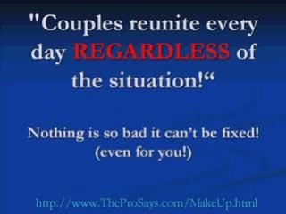 Finally, YOU Can Get Your Ex Back! Guaranteed!