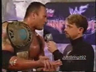 Unforgiven 2000- The Rock interview