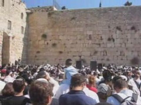 BIRKAT COHANIM WESTERN WALL SUKKOT KOTEL SUCCOT TORAH PRAYER