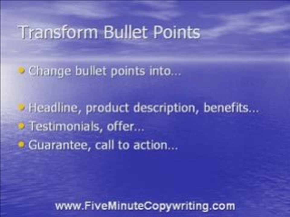 Write a Sales Letter in 5 Minutes