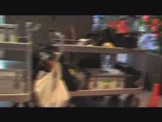 John Heald on set at the Fun Crowd event