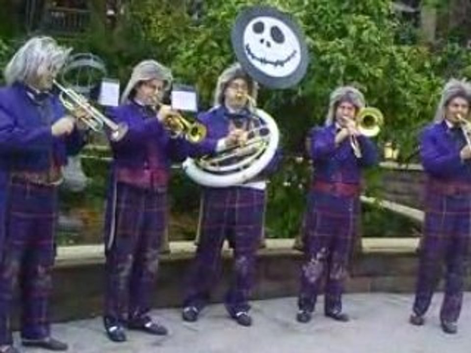 Jack Squellington's orchestra halloween 2008 disneyland