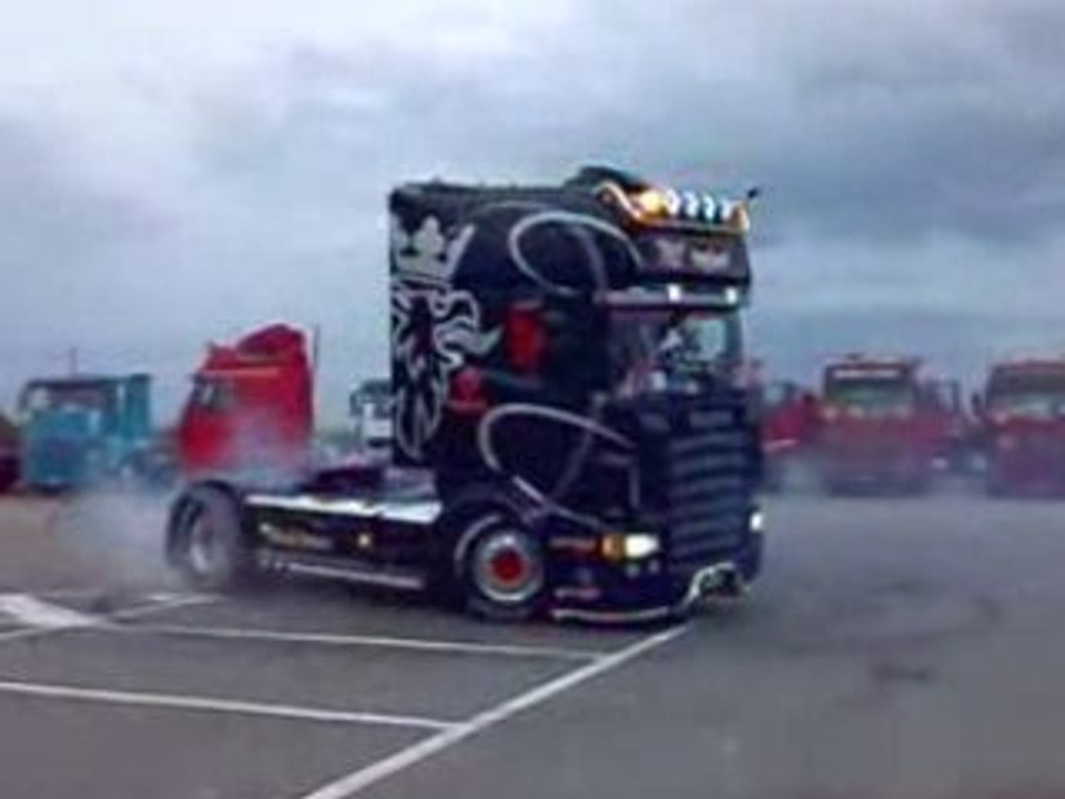 Burnout scania