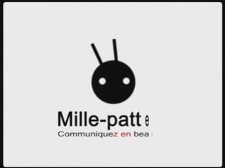 logo animé de la société Mille-pattes