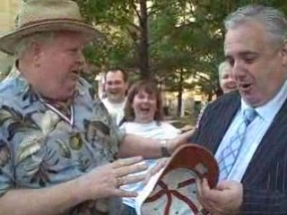 John meets his bloggers