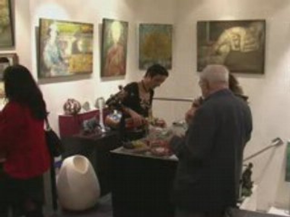 Vernissage de l'exposition Anne HUET - Galerie JCB de Colmar