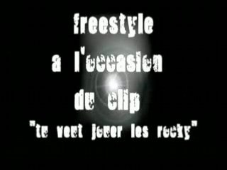 FREESTYLE A L'OCCASION DU CLIP TU VEUX JOUER LES ROCKY