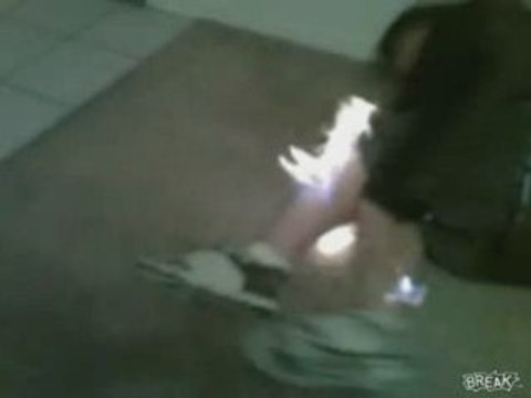Passed Out Guy Gets His Legs Burned