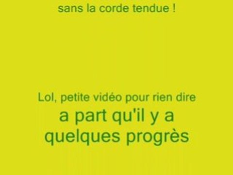 Vinnie qui marche sans avoir la longe tendue !