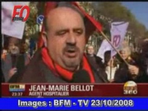 Manifestation Fonctionnaires 23/10/2008