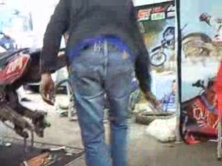 finale du championnat de france d enduro  dans les stand